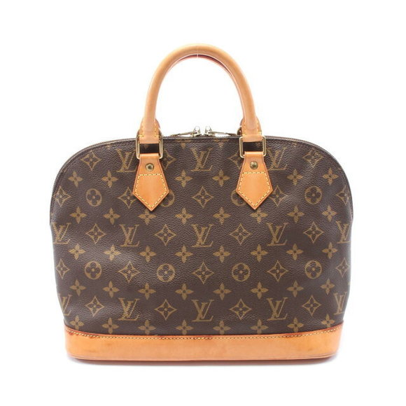 Louis Vuitton Handbag Monogram PM Brown Leather Alma - Picture 1 of 7